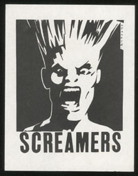 SCREAMERS tour blank / logo