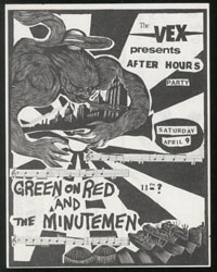 MINUTEMEN w/ Green On Red at the Vex