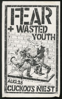 FEAR w/ Wasted Youth at Cuckoo's Nest