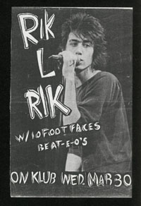 RIK L RIK w/ 10 Foot Faces, Beat-e-o's at On Klub