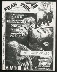 FEAR w/ TSOL, China White, Crowd, Cheifs, Overkill at Bard's Apollo