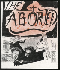 ABORTED promo flier and letter