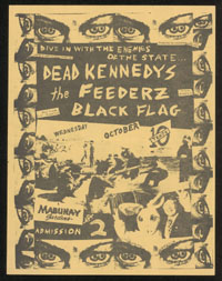DEAD KENNEDYS w/ Feederz, Black Flag at Mabuhay Gardens