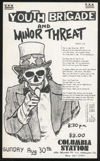 YOUTH BRIGADE w/ Minor Threat at Columbia Station