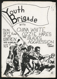 YOUTH BRIGADE w/ China White, Oziehares, Blades, Agression at The Centrexx