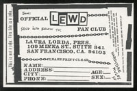 LEWD fan club