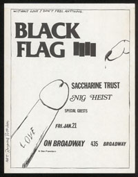 1983 ~ BLACK FLAG at On Broadway (SF)