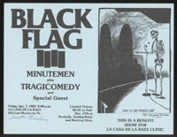 1983 ~ BLACK FLAG at La Casa De La Raza (LA)
