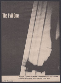 ROKY ERICKSON & THE ALIENS The Evil One ad #2