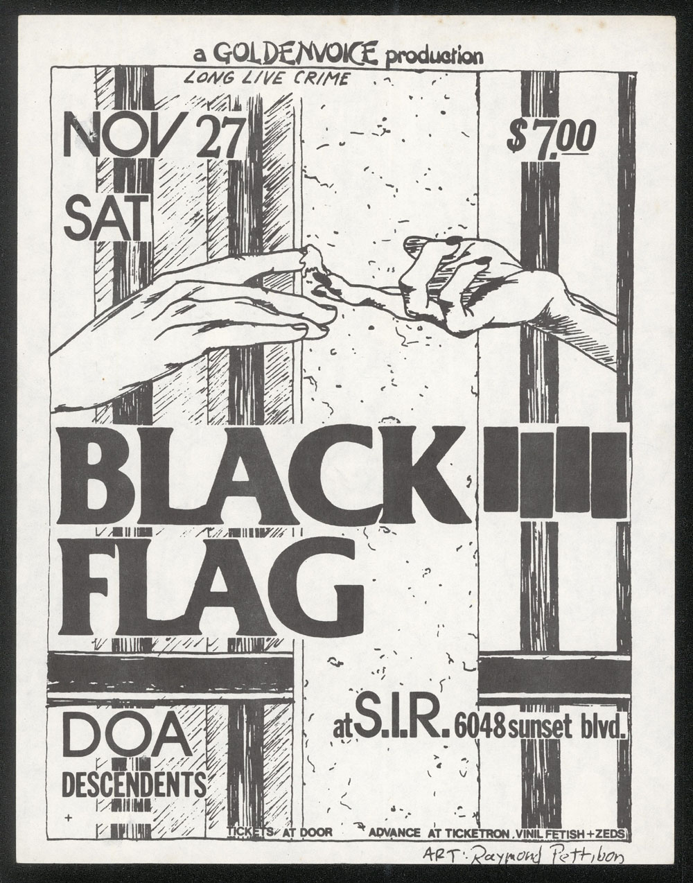 1982 ~ BLACK FLAG atS.I.R. (LA)