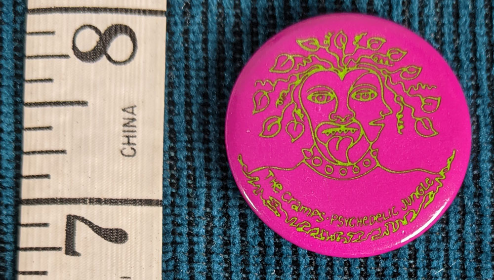 CRAMPS Psychedelic Jungle button